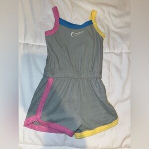 Gray Nike romper for toddler